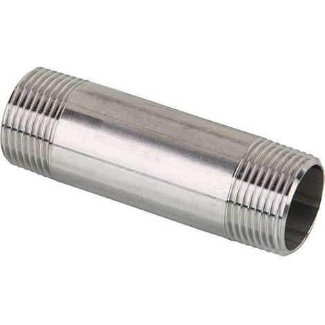 Nipple double de tuyaux V4A 2" x 100 mm EG 23