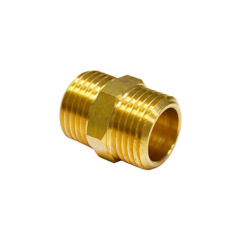 Nipple en laiton pour tubes de gaz et d'eau