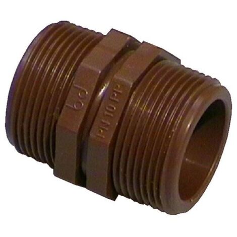 NIPPLE MM IN POLIPROPILENE MARRONE 3/4''