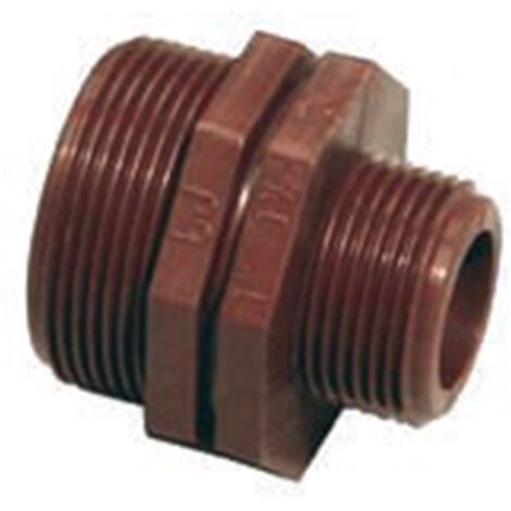 NIPPLE MM RIDOTTO POLIPROPILENE MARRONE 3/4''X1/2''