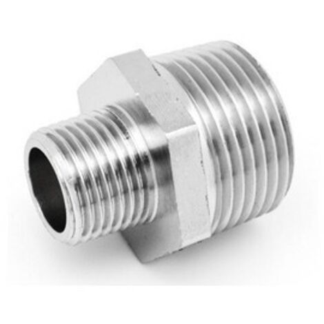 NIPPLE RIDOTTO MM IN OTTONE CROMO IBP Misura: 1" x 1/2