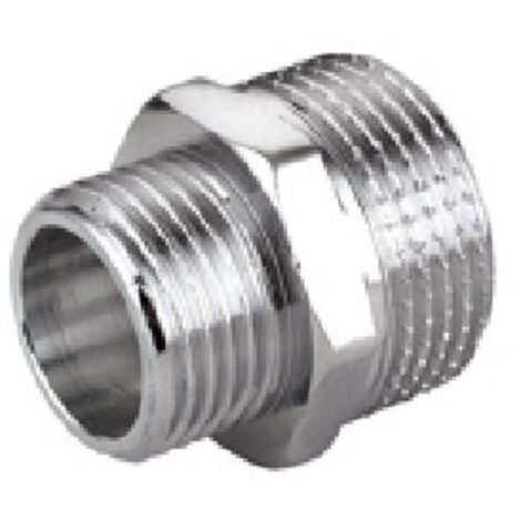 NIPPLE RIDOTTO MM IN OTTONE CROMO IBP Misura: 3/4" x 1/2"