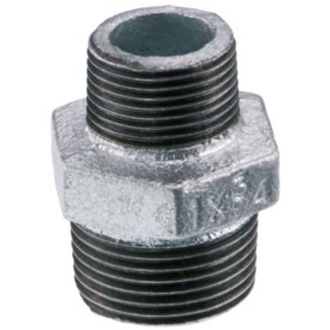 NIPPLE RIDOTTO ZINCATO MM 2" x 1"1/4