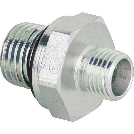 Nipple special avec joint torique perbunan - 1/4" cyl. x LL 6 pour flexible fioul Körting, Elco