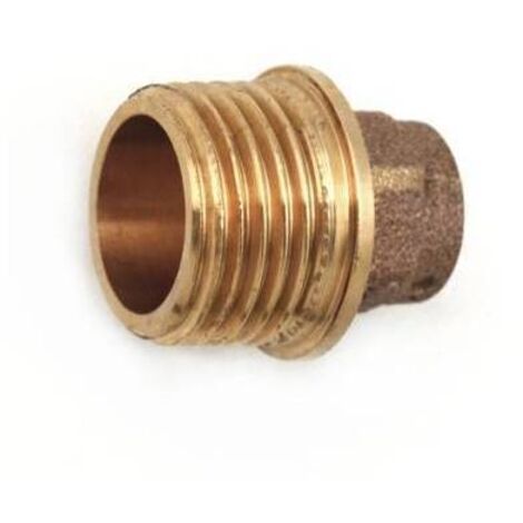 NIPPLES BRONZO DIRITTO  M.  A SALDARE 3/4 x 18 FRABO