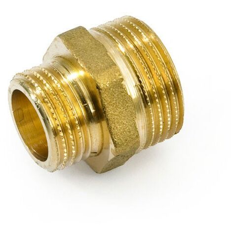 Nipples nipplo raccordo diritto ridotto MM 1/2"x1/4" ottone 260003H040200H