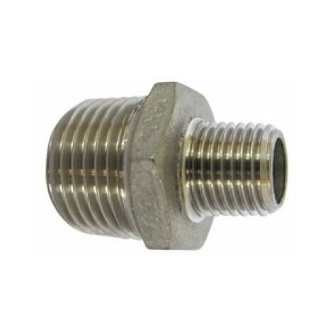 NIPPLES RIDOTTO MM ACCIAIO INOX 1/2&quot x 3/8&quot