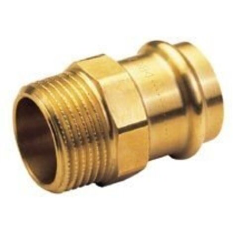 Nipplo adattatore, GZ, 15x3/8 bronzo B Press