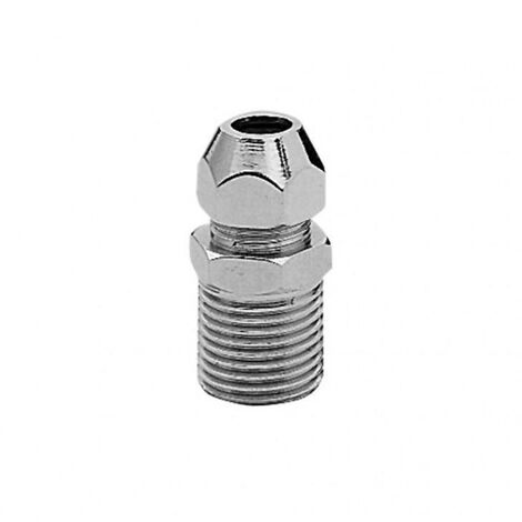 Nipplo completo idrobric, con guarnizione, ranella e anello, misura 1/2x10, idb sacrac0256nr