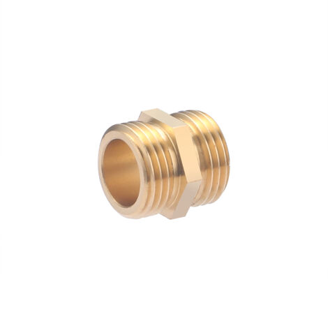 Nipplo doppio maschio, uguale, M15x21  NOYON & THIEBAULT