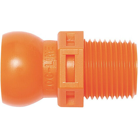 Nipplo filettato gr. Busta 1/2R 3/8 con 4 pezzi Loc-Line