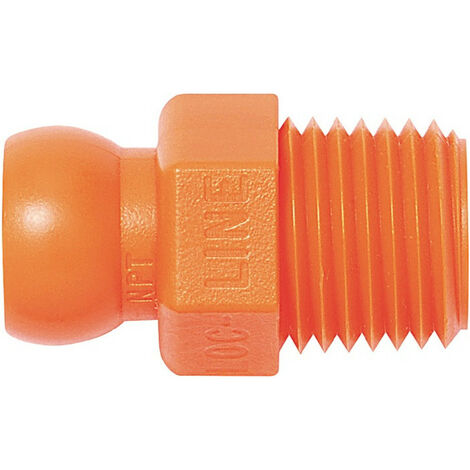 Nipplo filettato gr. Busta 1/4" R 1/4 con 4 pezzi Loc-Line