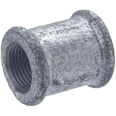 Nipplo galvanizzato, doppio femmina uguale - filettatura destra F12x17 NOYON & THIEBAULT