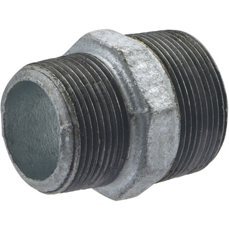 Nipplo galvanizzato, doppio maschio ridotto, M40x49 - M33x42 NOYON & THIEBAULT
