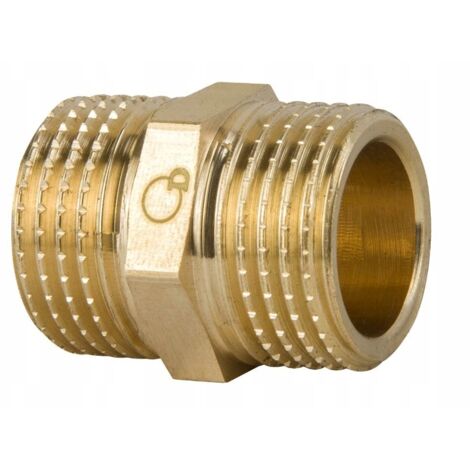 NIPPLO IN OTTONE 1 POLLICE OTTONE