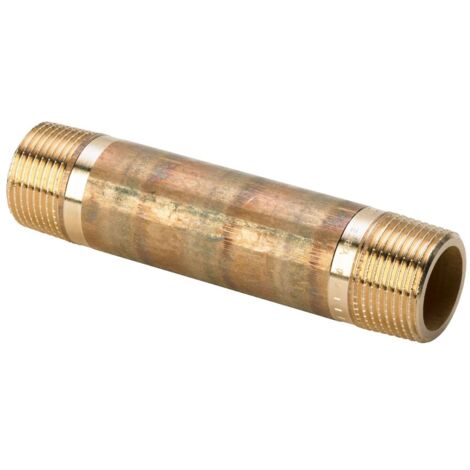 Nipplo lungo MM 1/2"x80 bronzo, filettatura R 267322