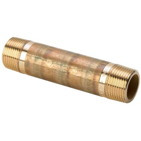Nipplo lungo MM 1/2"x80 bronzo, filettatura R 267322