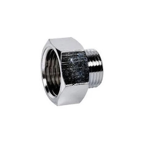 Nipplo maschio cromato 12x17 / 15x21