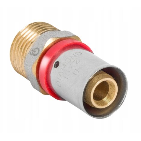 NIPPLO PEX 25X3/4 GZ PRESSATO