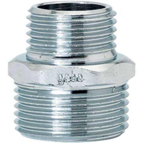 NIPPLO RIDOTTO OTTONE CROMATO 245 GEBO - 3/4MX1/2M - 5 pezzi