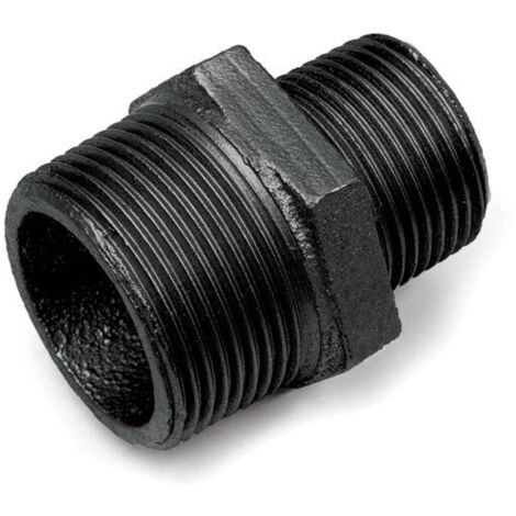 NIPPLO RIDUTTORE NERO 1 X 3/4