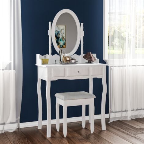 Nishano 1 Drawer Dressing Table, White