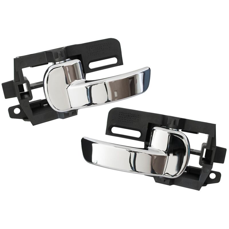 Nissan Qashqai 2007- manija interior de la puerta delantera = trasera CROMADA izquierda + derecha 2 piezas SET