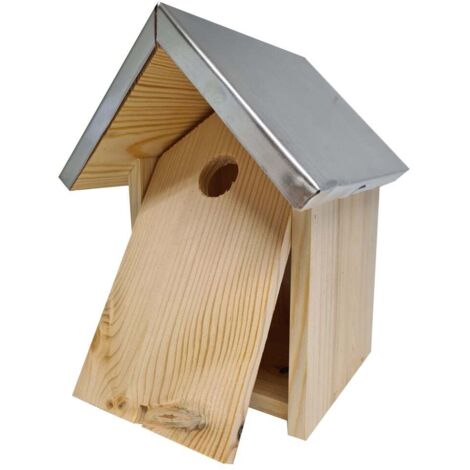 Nistkasten für Wildvögel 26 x 19,5 cm Einflugloch Ø 3 cm natur Vogelhäuser