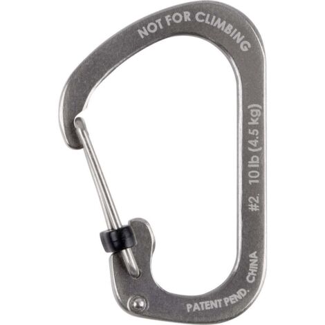 NITE Ize CSL2-11-R6 Moschettone SlideLock Gr. 2 8.9 mm x 43.6 mm x 2.5 mm 1 pz.