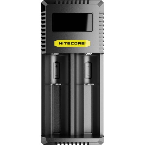 NiteCore CI2 Chargeur de piles rondes Li-ion, NiMH, NiCd 10440, 14500, 14650, 16500, 16340, 16650, 17350, 17500, 17650,