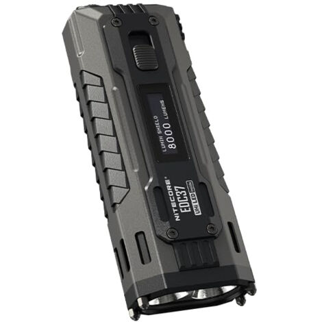 NITECORE EDC37-8000 LUMENS, ÉCRAN OLED, BRISE-VERRE, SPOT ET PROJECTEUR 6952506409150