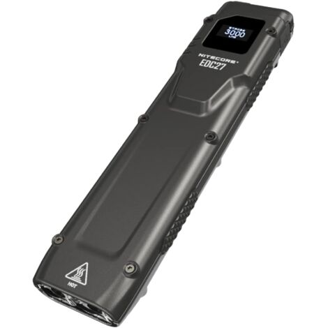 Nitecore Impermeabile EDC27-3000 lumen, display OLED, USB-C