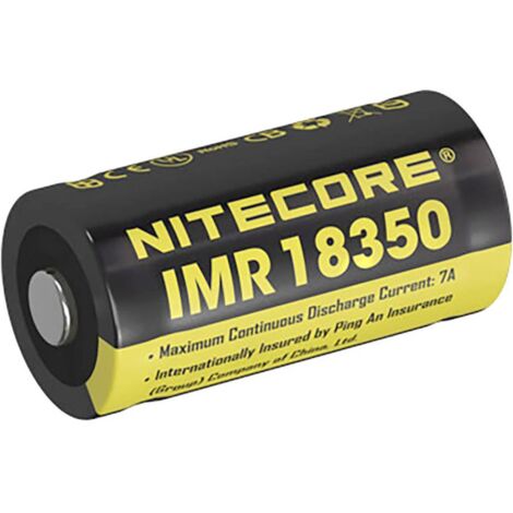NiteCore IMR 18350 Batteria ricaricabile speciale 18350 Li-Ion 3.7 V 700 mAh 1 pz.