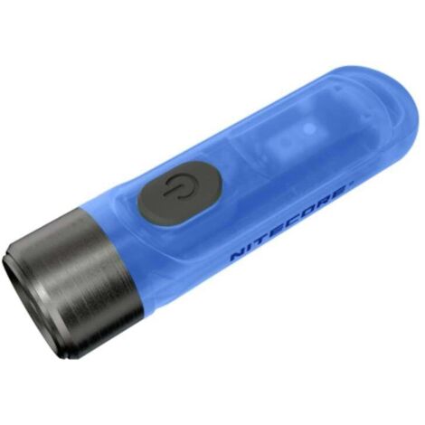 NiteCore TIKI GITD BLUE LED (monocolore), LED UV Torcia tascabile a batteria ricaricabile 300 lm 12 g