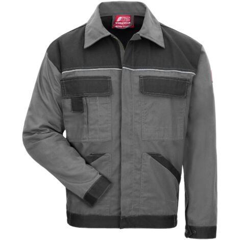 Nitras MOTION TEX LIGHT Arbeitsjacke grau Größe 56