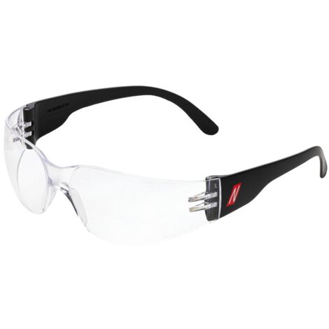 NITRAS Schutzbrille VISION PROTECT BASIC AS klar/schwarz 9000