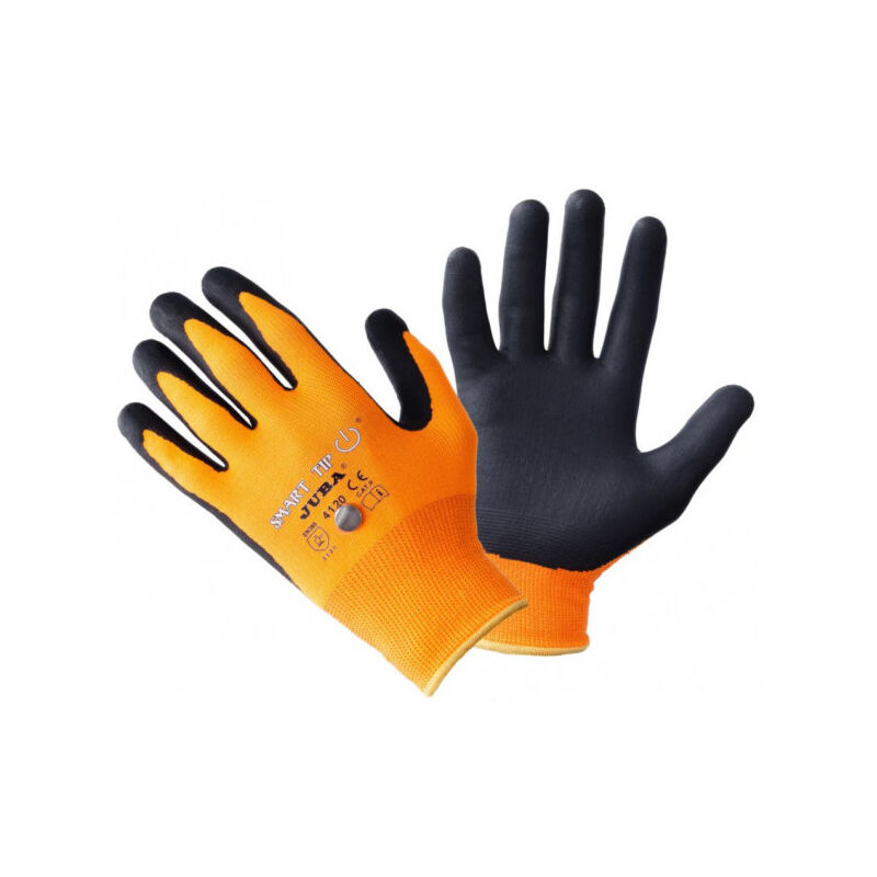 Image of Nitrilbeschichteter Handschuh, bildschirmtauglich, taktil, für Präzisionsarbeiten, Größe 10