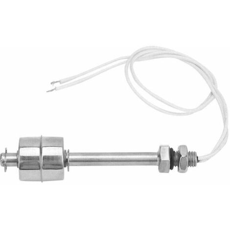 NITRIP 0220V Stainless Steel Liquid Water Level Sensor Float Switch for Swimming Pool, 100mm