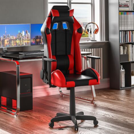 Nitro Gaming Chair Office Faux Leather Computer Desk Recliner Swivel Seat