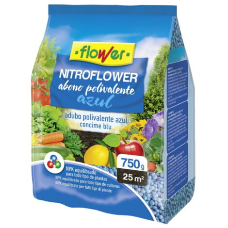 Nitroflower abono polivalente azul 750g