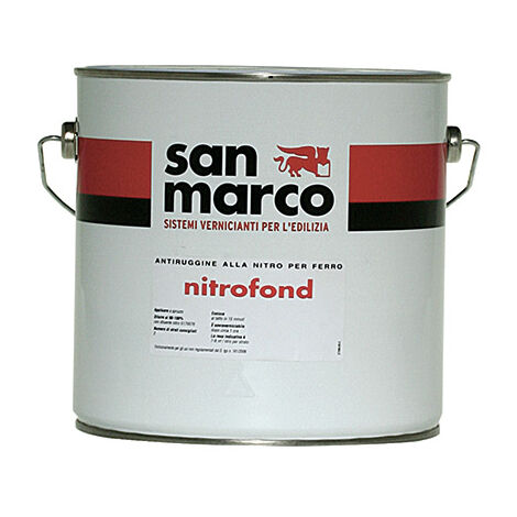 Nitrofond antiruggine nitro per ferro grigio lt 0,75++ rapida essiccazione