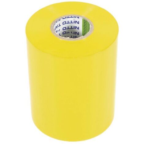 Nitto - Ruban Adhesif Isolant - Jaune - 100 Mm X 20 M