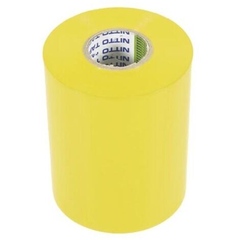 Nitto - Ruban Adhesif Isolant - Jaune - 100 Mm X 20 M