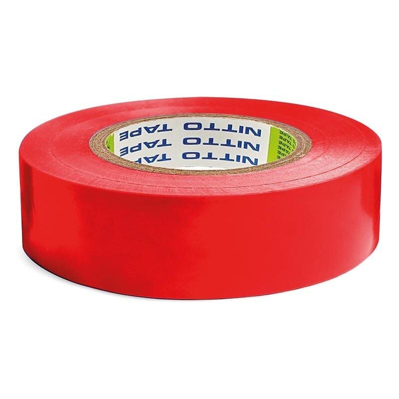 - RUBAN ADHESIF ISOLANT - ROUGE - 19 mm x 20 m