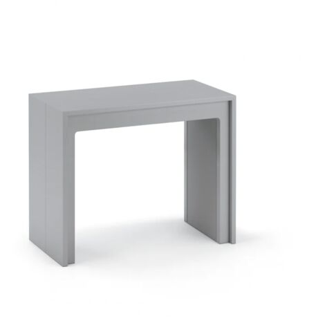 Nivara, Consolle allungabile in MDF Grigio (90cm X 42,5/302,5cm H. 78cm) Made in Italy  Duzzle