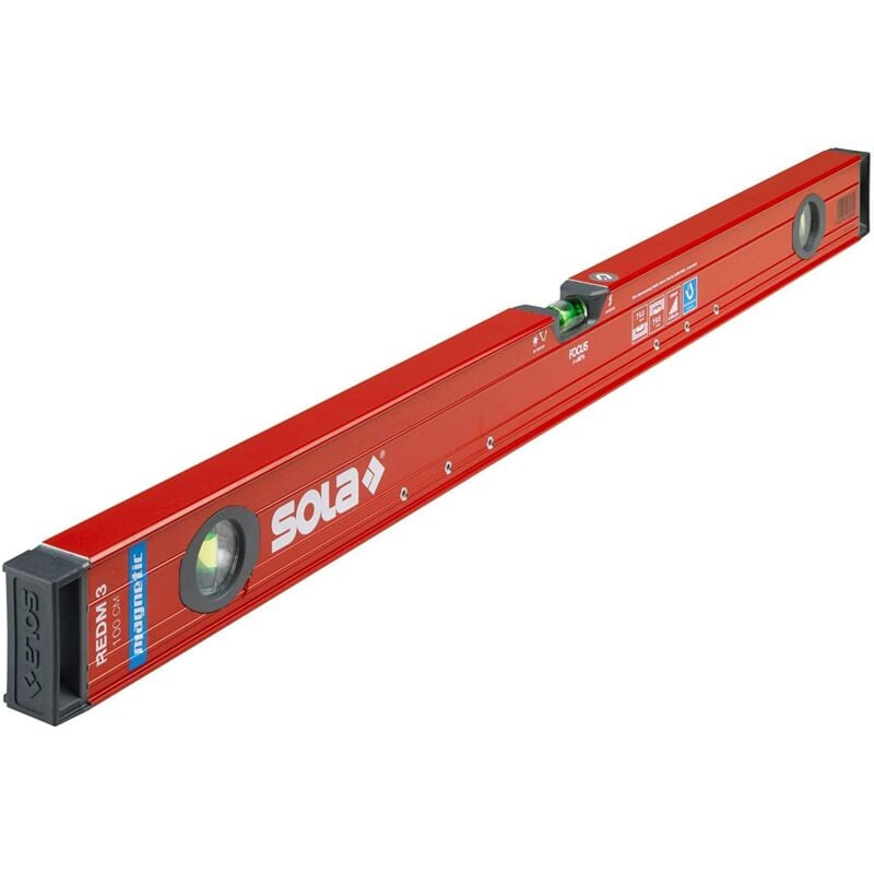 Banyo - Niveau à bulle magnétique lm Big redm 3 60cm poudré Sola