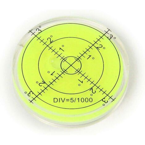 Niveau à bulle de précision Grande Bullseye 60 mm