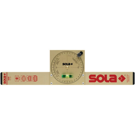 Niveau à bulle inclinable NAM 50 T 50cm alu.doré avec aimant SOLA