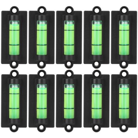 Niveau à bulle, niveau à bulle 2D, niveau écologique, mini niveau en plastique pour trépied d'appareil photo, lot de 10