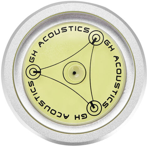 Niveau à bulle pour bras de lecture de platine vinyle - Ajustement précis des degrés (Argent)